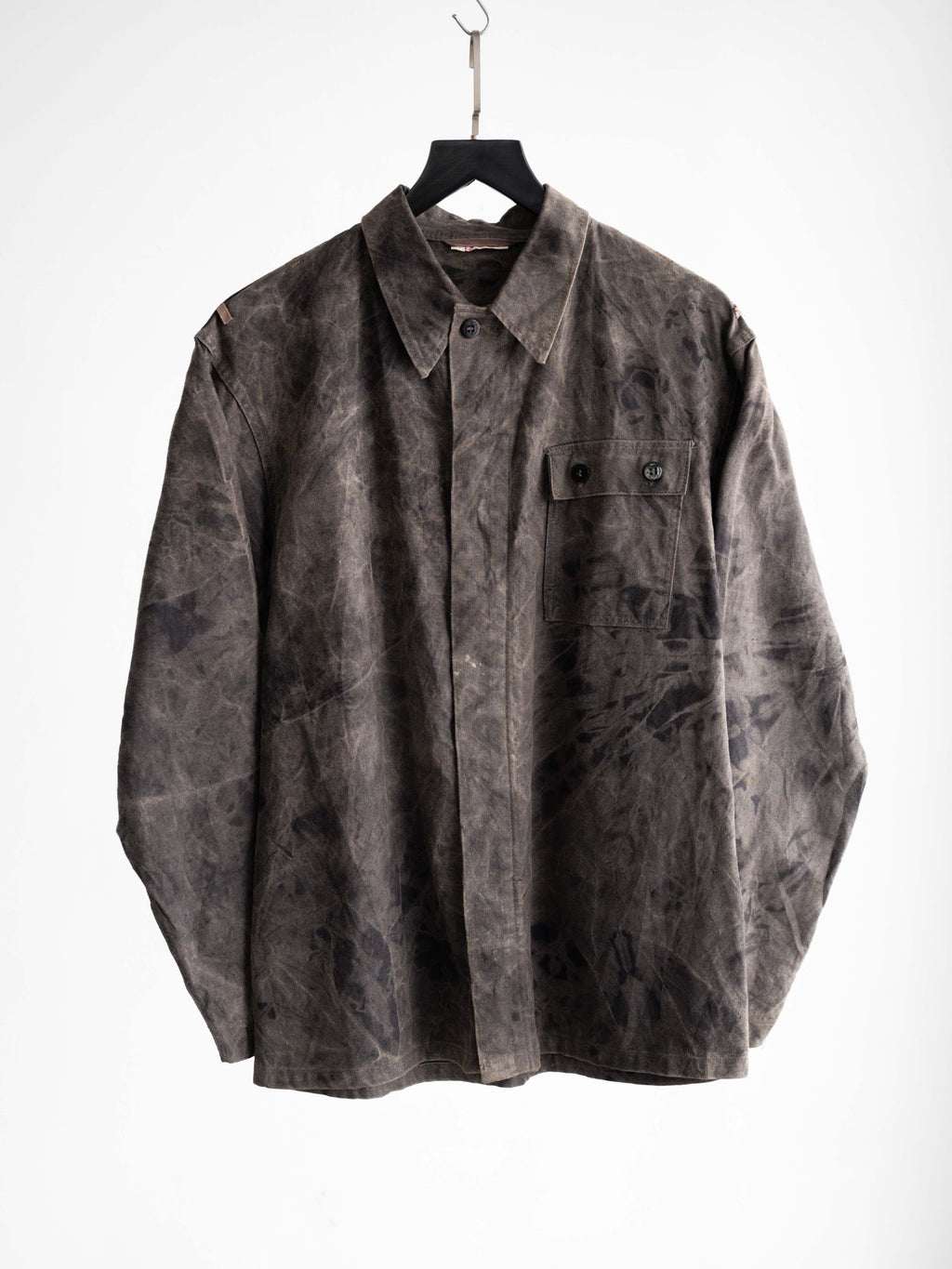 VINTAGE BROWN GERMANY MILITARY WORK LS SHIRT