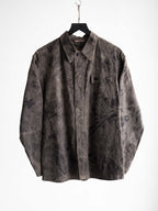 VINTAGE BROWN GERMANY MILITARY WORK LS SHIRT