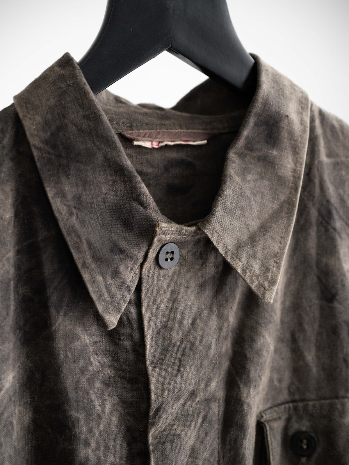 VINTAGE BROWN GERMANY MILITARY WORK LS SHIRT