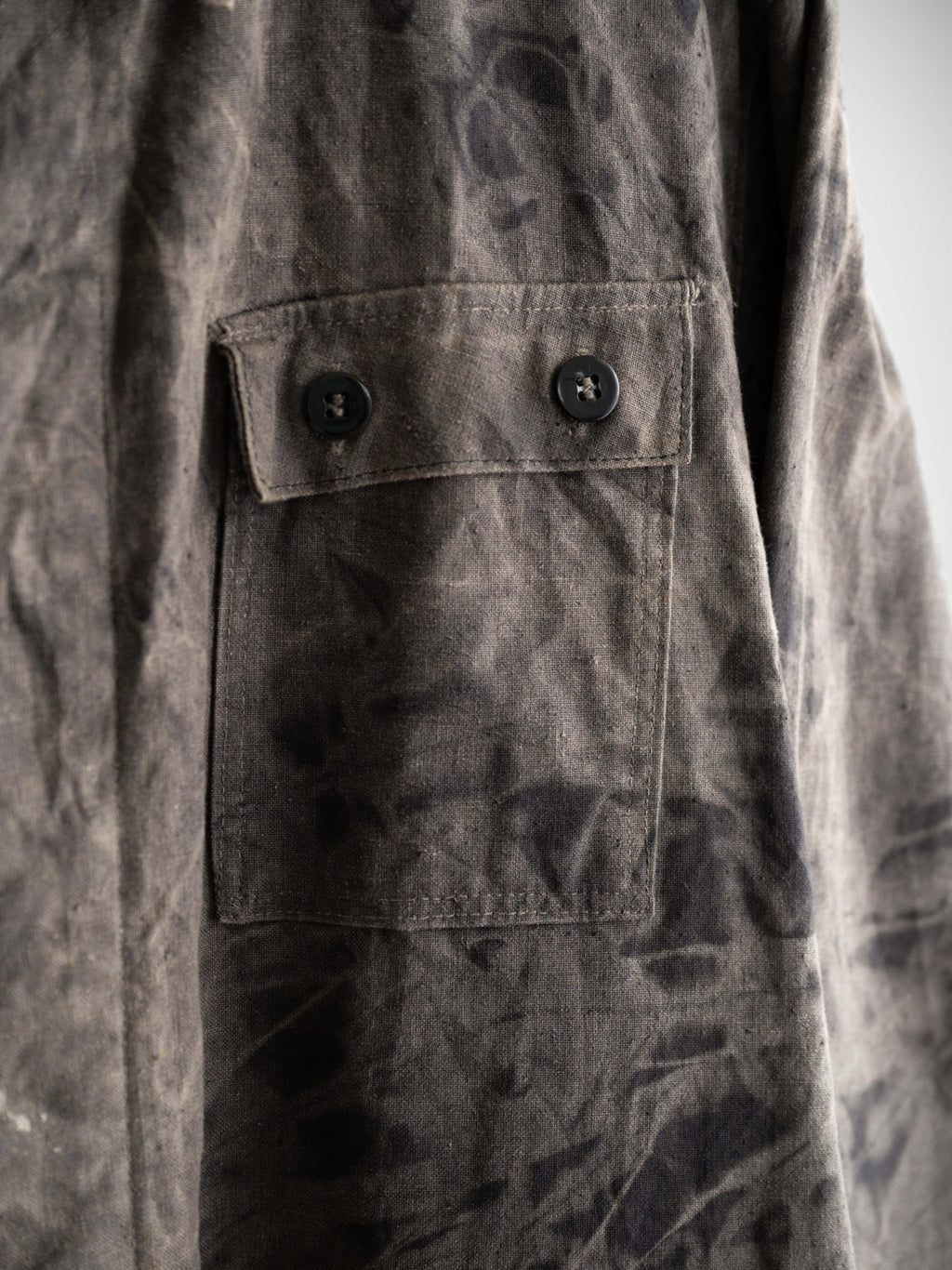 VINTAGE BROWN GERMANY MILITARY WORK LS SHIRT