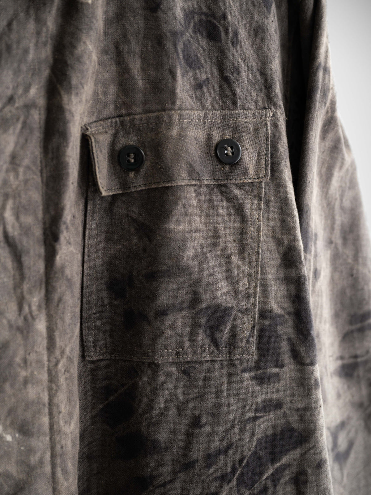 VINTAGE BROWN GERMANY MILITARY WORK LS SHIRT