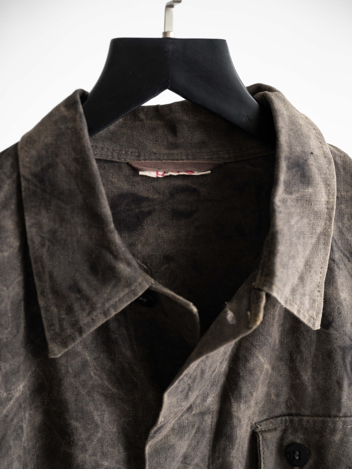 VINTAGE BROWN GERMANY MILITARY WORK LS SHIRT