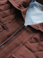 VINTAGE BROWN TAILOR MADE "CỬA HÀNG MAY ĐO 19" BOMBER JACKET