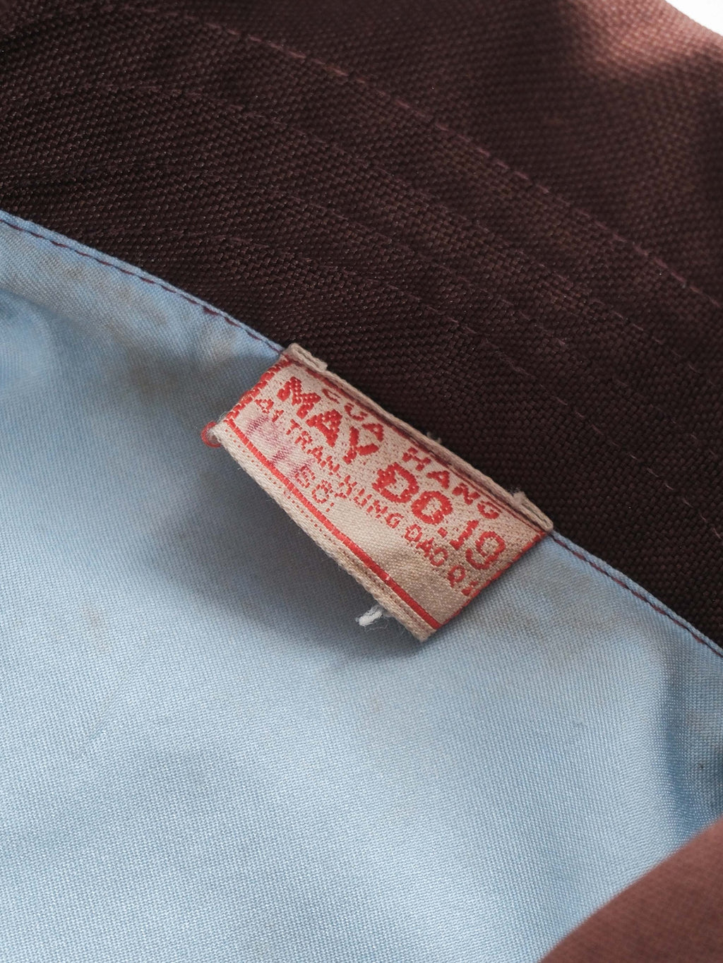 VINTAGE BROWN TAILOR MADE "CỬA HÀNG MAY ĐO 19" BOMBER JACKET