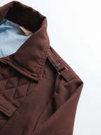 VINTAGE BROWN TAILOR MADE "CỬA HÀNG MAY ĐO 19" BOMBER JACKET
