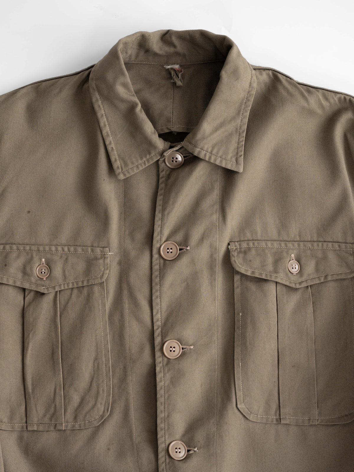 VINTAGE BROWN TRUE VINTAGE "SHOWA ERA" JAPANESE GOVERNMENT-ISSUED UTILITY JACKET