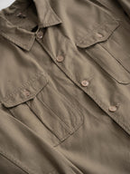 VINTAGE BROWN TRUE VINTAGE "SHOWA ERA" JAPANESE GOVERNMENT-ISSUED UTILITY JACKET