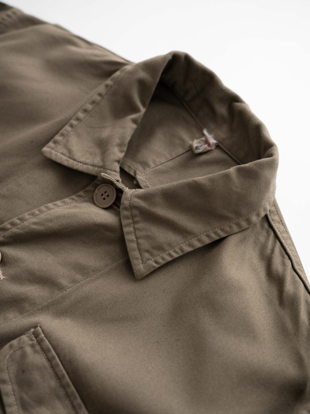 VINTAGE BROWN TRUE VINTAGE "SHOWA ERA" JAPANESE GOVERNMENT-ISSUED UTILITY JACKET