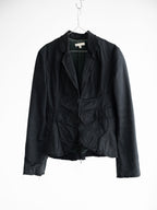 VINTAGE EMBROIDERED BLACK "HOLLY" RECONSTRUCT JACKET