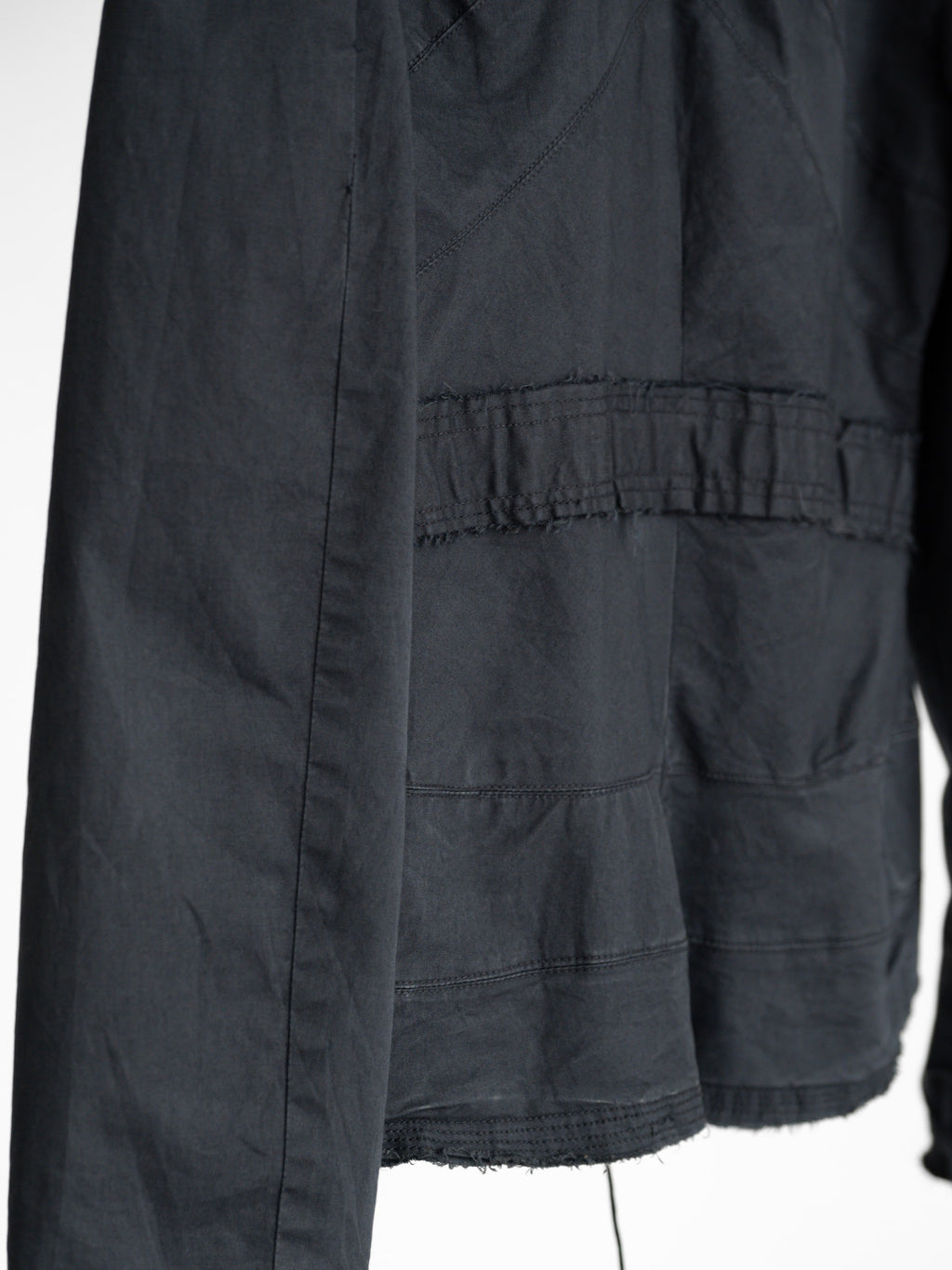 VINTAGE EMBROIDERED BLACK "HOLLY" RECONSTRUCT JACKET