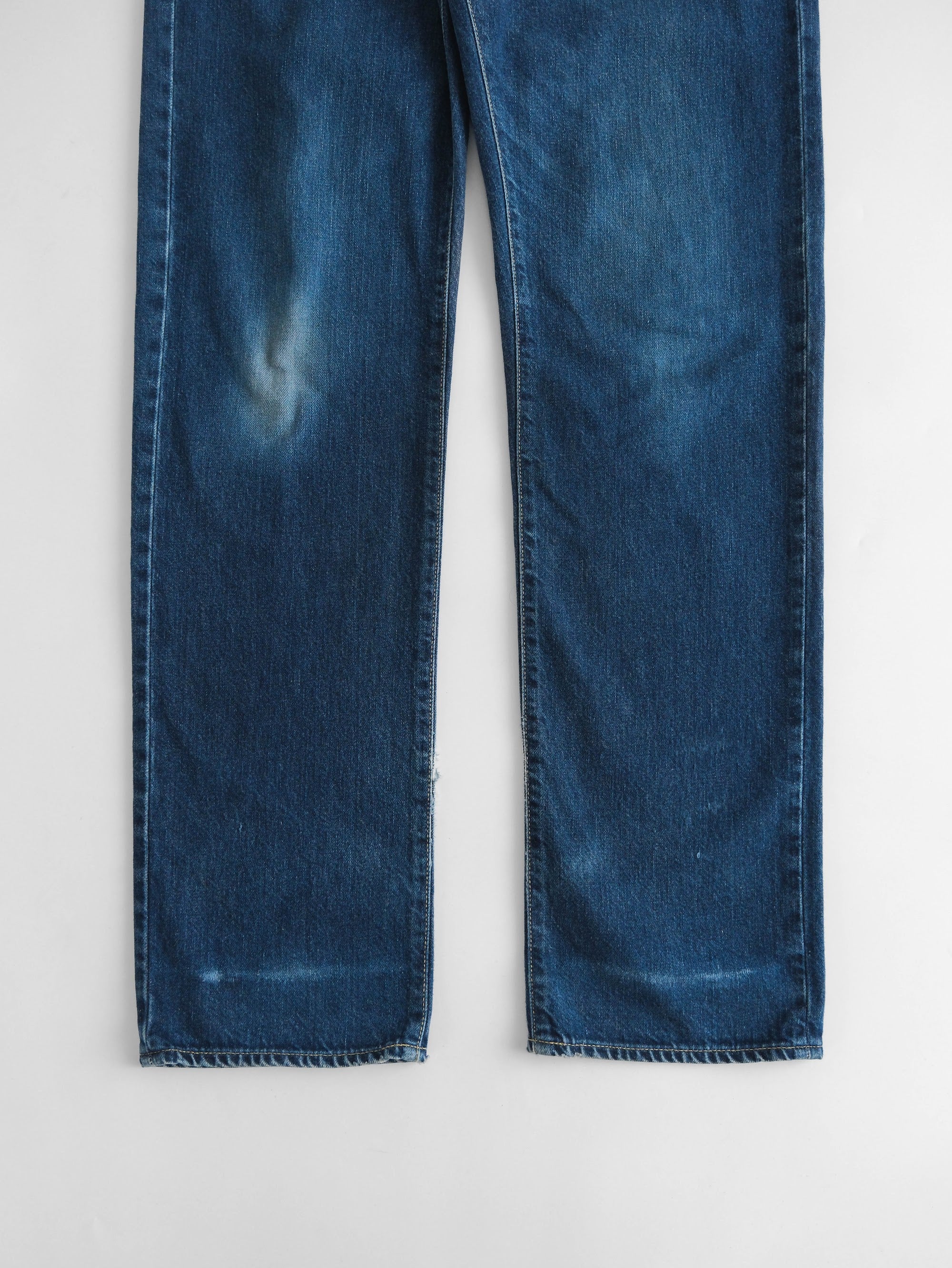 VINTAGE EMBROIDERED CDG GANRYU/ DOUBLE WAIST JEANS