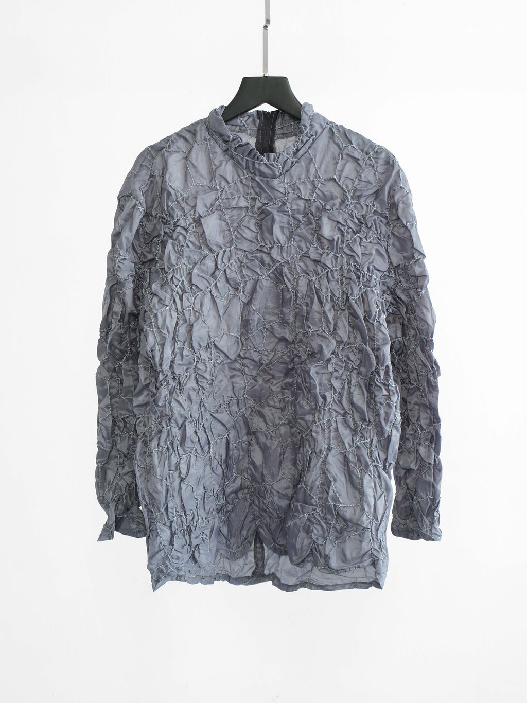 VINTAGE EMBROIDERED GREY "ST.CHIRS" LS T-SHIRT