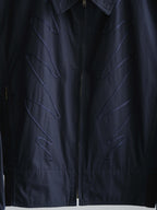 VINTAGE EMBROIDERED NAVY BARASSI PIZZA 3 MILANO WORK JACKET