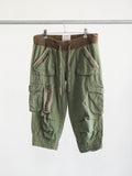 VINTAGE GREEN GOA/ CROPPED PANTS