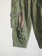 VINTAGE GREEN GOA/ CROPPED PANTS