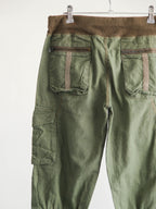 VINTAGE GREEN GOA/ CROPPED PANTS