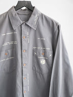 VINTAGE GREY GENERAL RESEARCH LS SHIRT