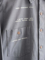 VINTAGE GREY GENERAL RESEARCH LS SHIRT
