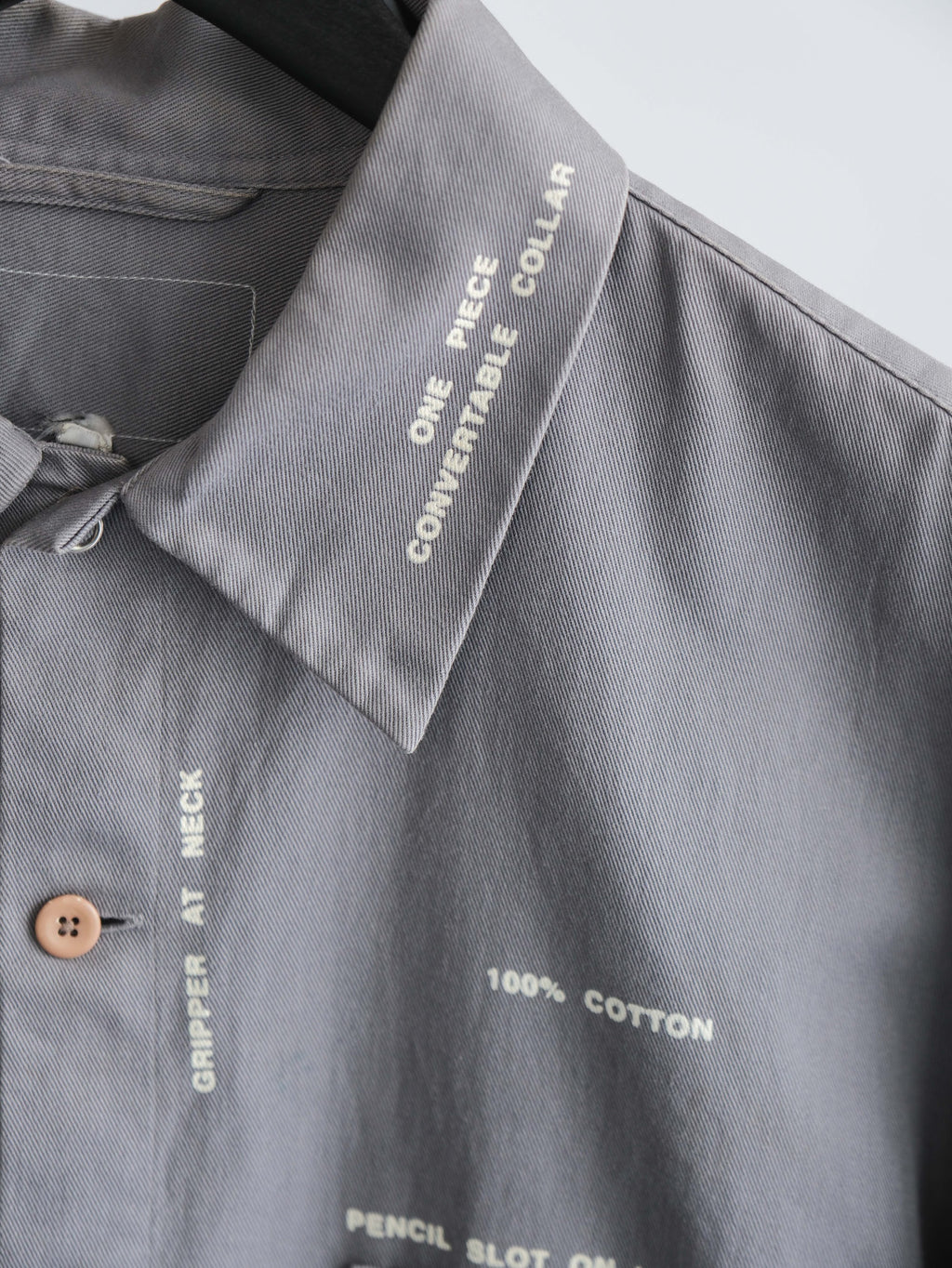 VINTAGE GREY GENERAL RESEARCH LS SHIRT