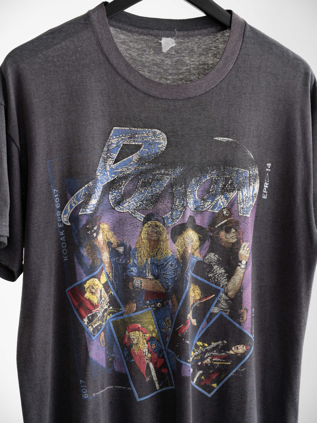 VINTAGE GREY POISON OPEN UP AND SAY...AHH! BAND T-SHIRT