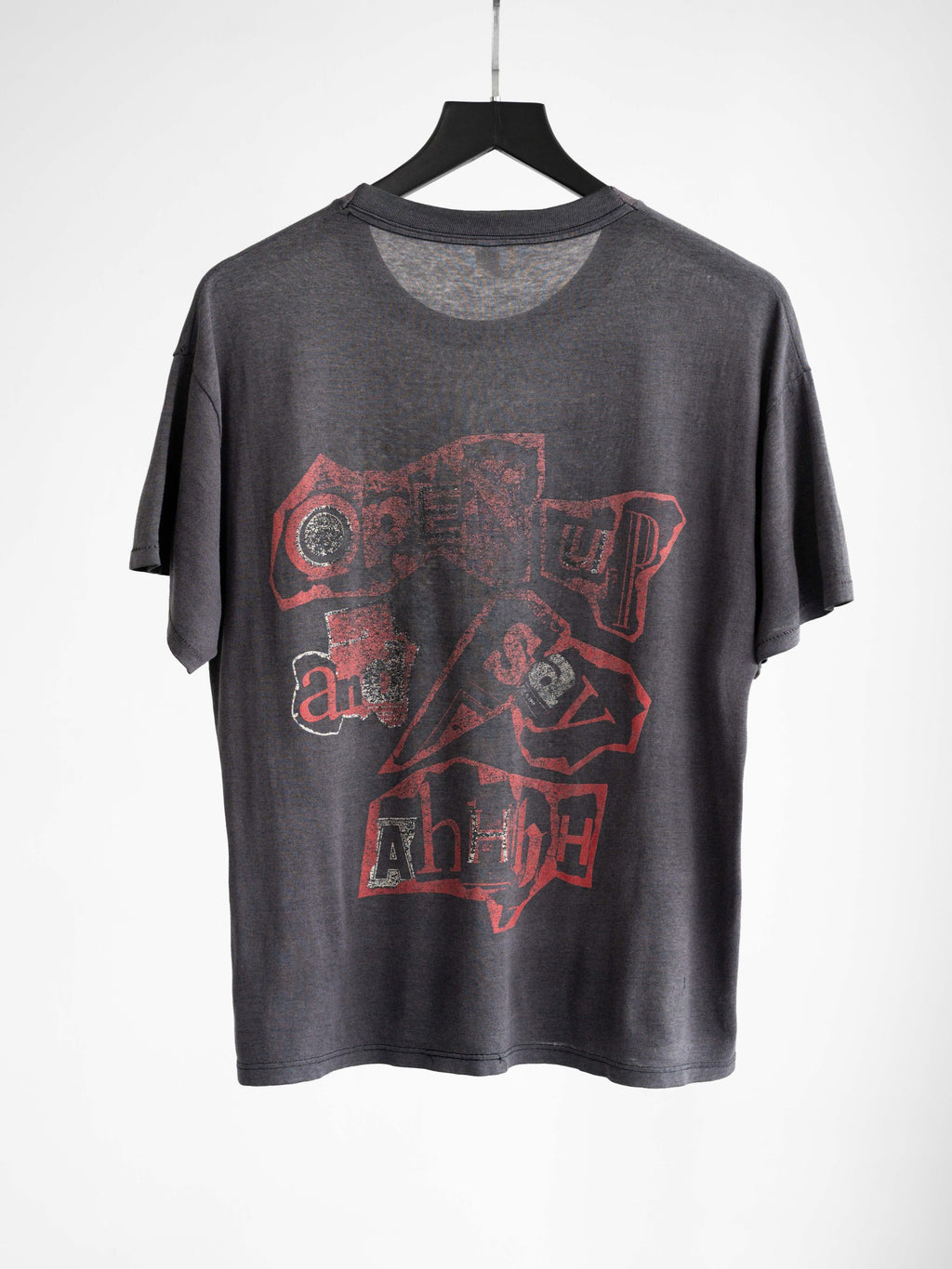 VINTAGE GREY POISON OPEN UP AND SAY...AHH! BAND T-SHIRT