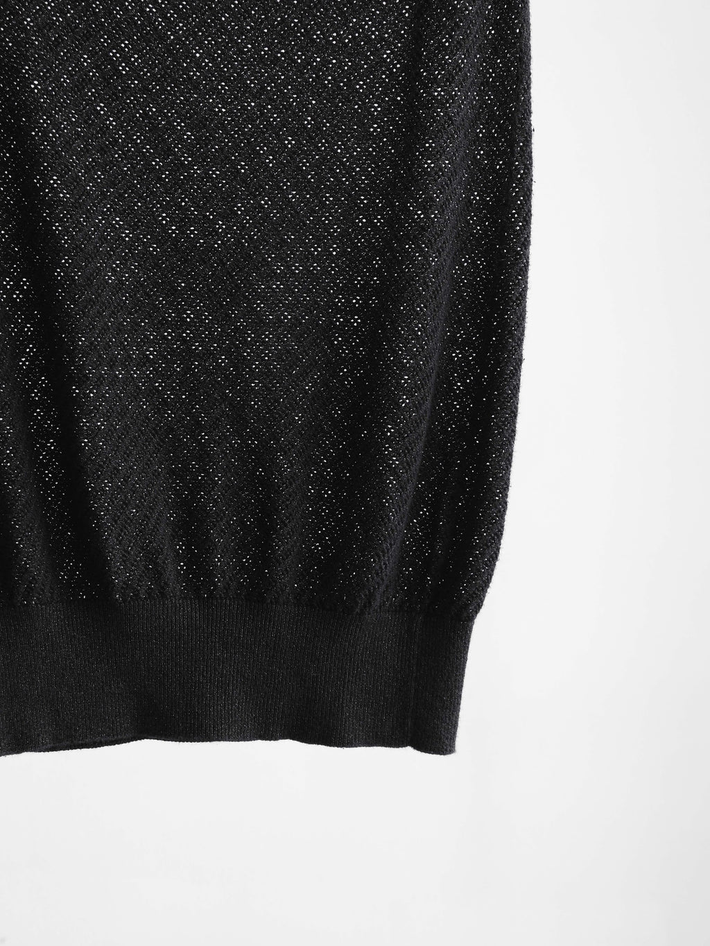 VINTAGE LACE BLACK "B+AB" TANK TOP