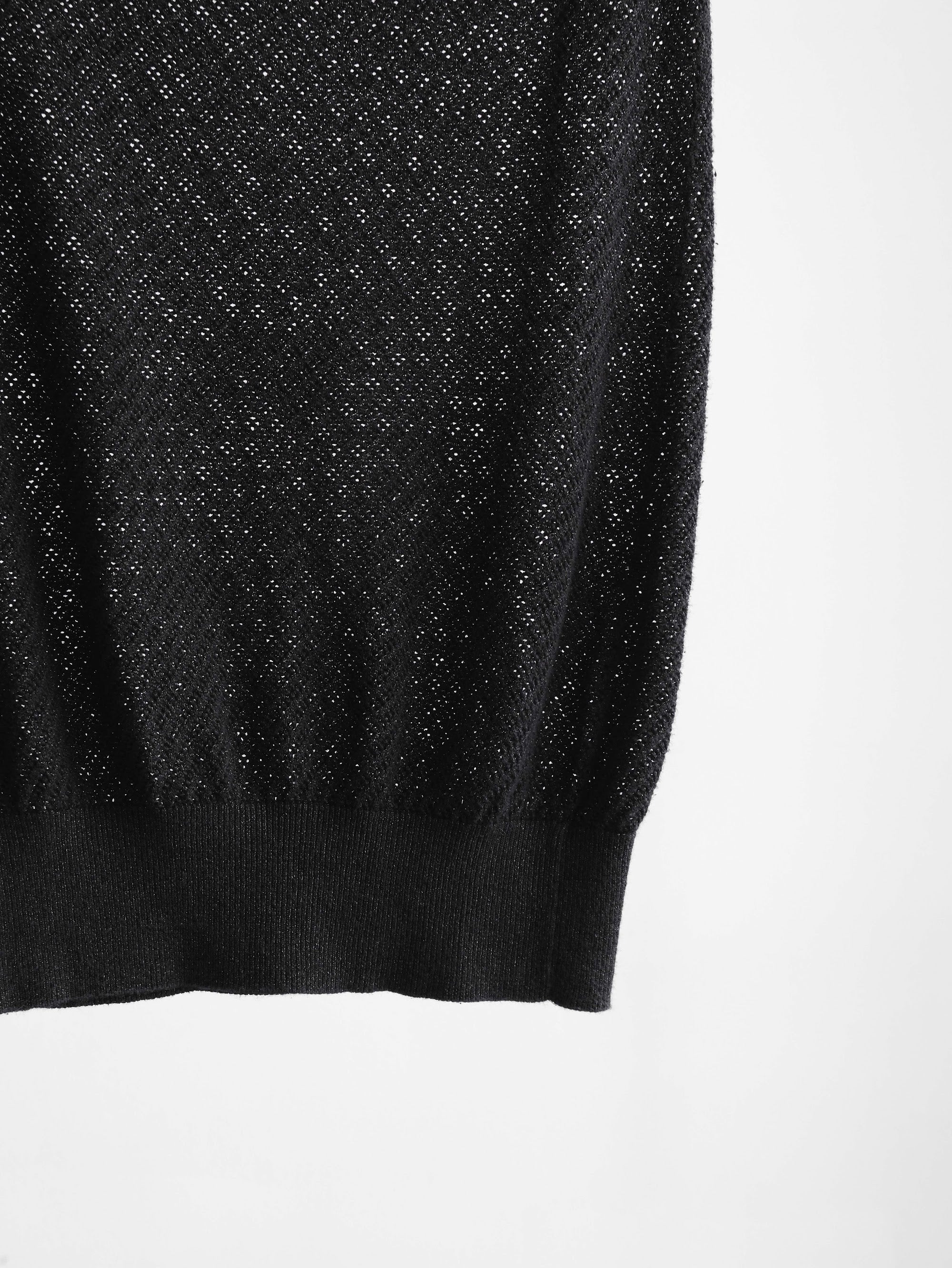 VINTAGE LACE BLACK "B+AB" TANK TOP