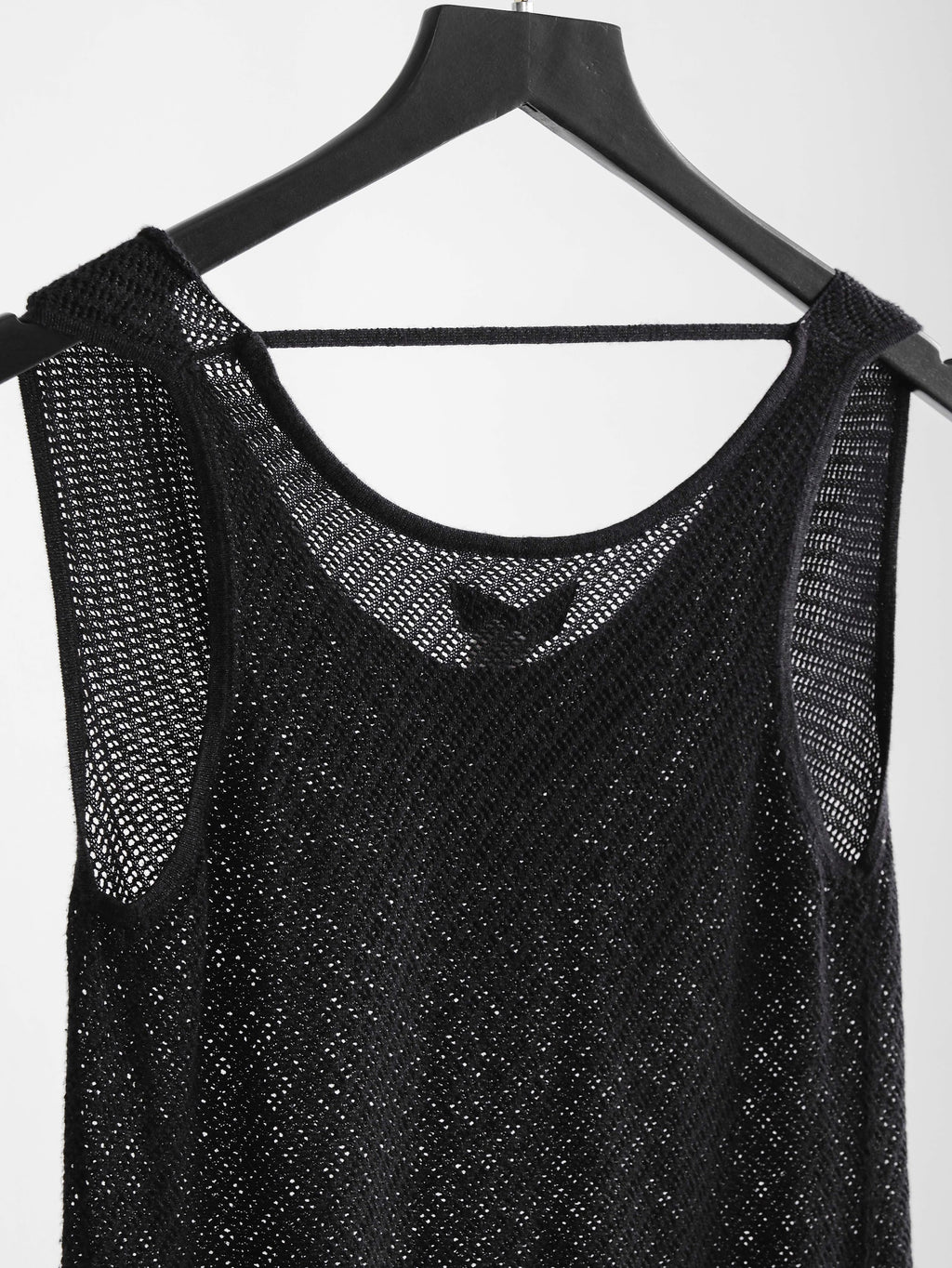 VINTAGE LACE BLACK "B+AB" TANK TOP