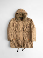 VINTAGE MOHAIR BEIGE " CHEVIGNON " MULTI POCKET  COAT