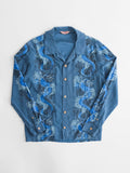 VINTAGE NAVY AVIREX/ DRAGON LS SHIRT