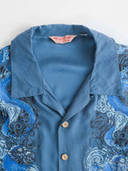 VINTAGE NAVY AVIREX/ DRAGON LS SHIRT