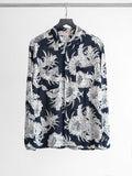 VINTAGE NAVY SUN SURF LS SHIRT