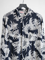 VINTAGE NAVY SUN SURF LS SHIRT