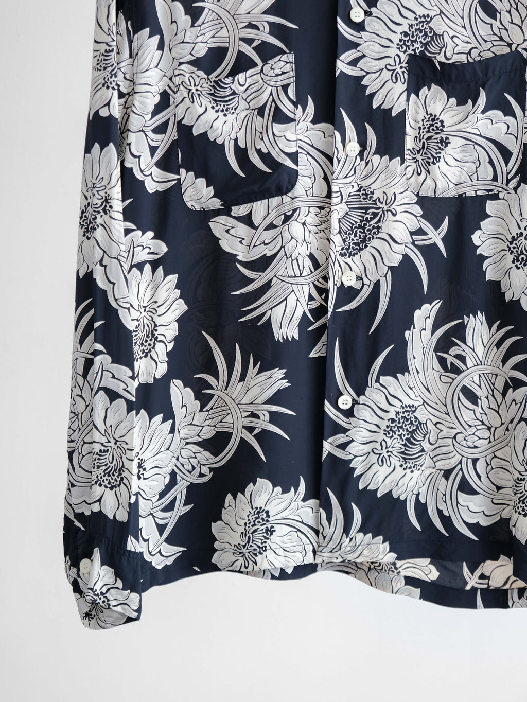 VINTAGE NAVY SUN SURF LS SHIRT