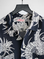 VINTAGE NAVY SUN SURF LS SHIRT