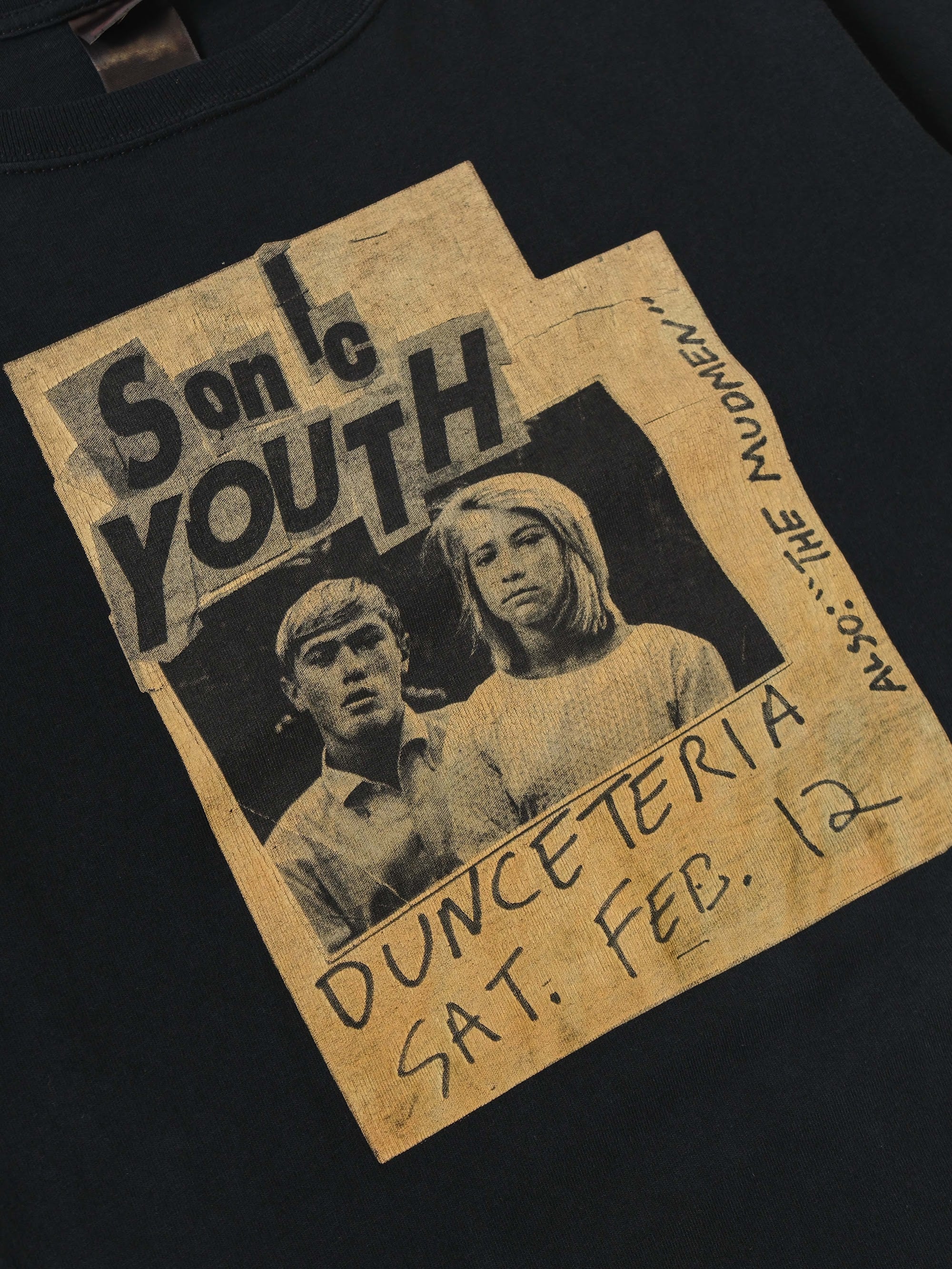 VINTAGE ORANGE SONIC YOUTH T-SHIRT
