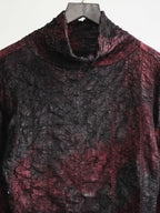 VINTAGE PLEATS BLACK "BASTIA" LS T-SHIRT