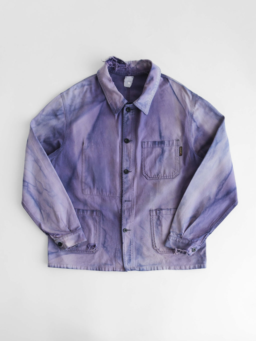 VINTAGE PURPLE "LABOUREUR" WASHES GERMANY WORK CHORE JACKET