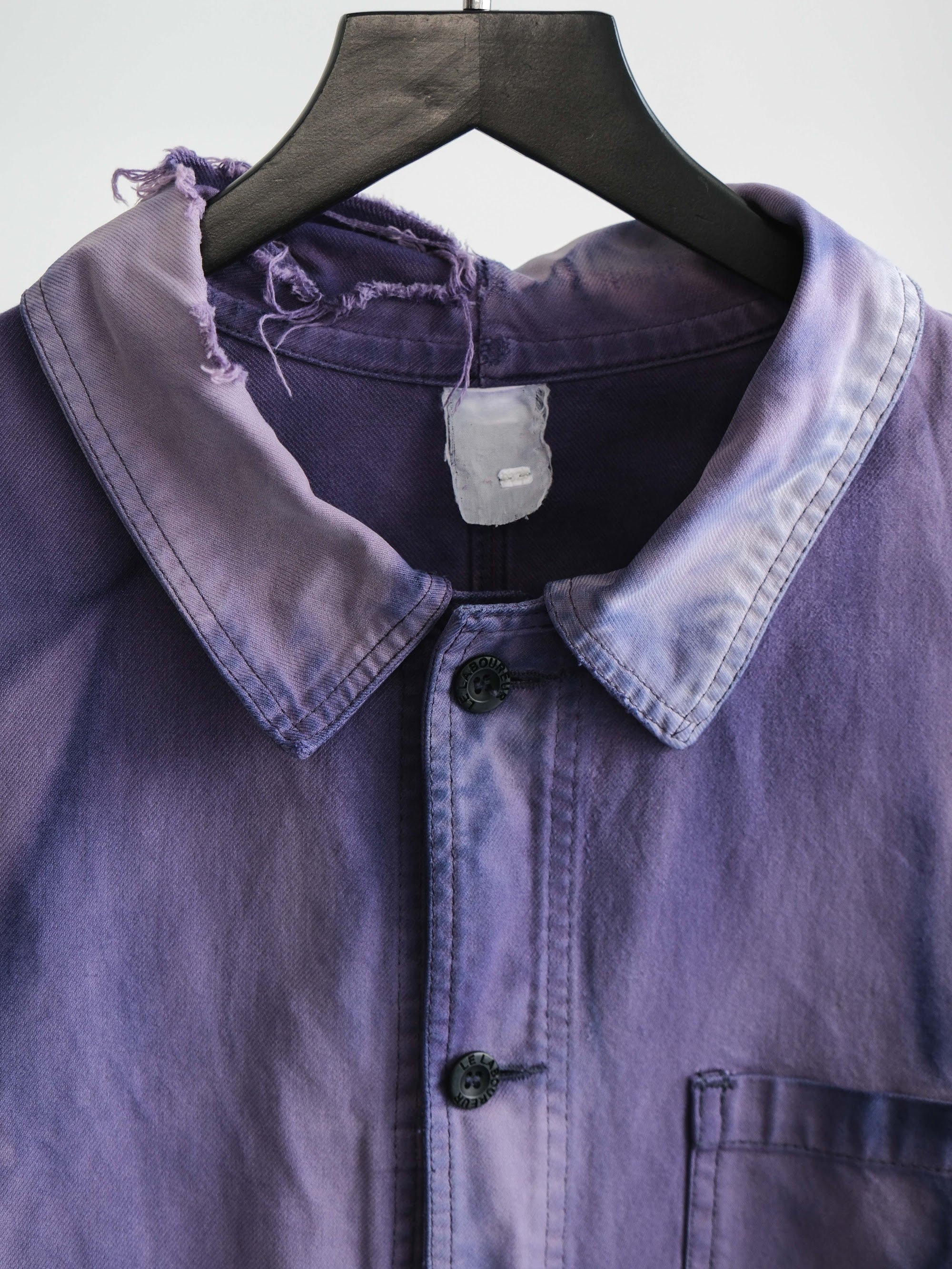 VINTAGE PURPLE "LABOUREUR" WASHES GERMANY WORK CHORE JACKET