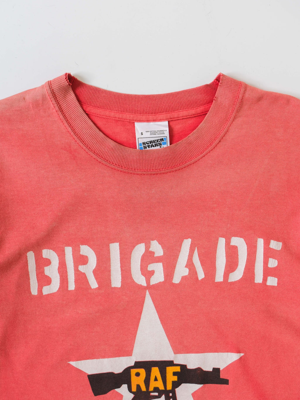 VINTAGE RED BRIGADE ROSSE RAF T-SHIRT