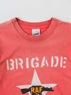 VINTAGE RED BRIGADE ROSSE RAF T-SHIRT