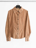 VINTAGE STRIPES BEIGE G.O.A LS SHIRT
