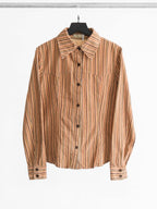 VINTAGE STRIPES BEIGE G.O.A LS SHIRT