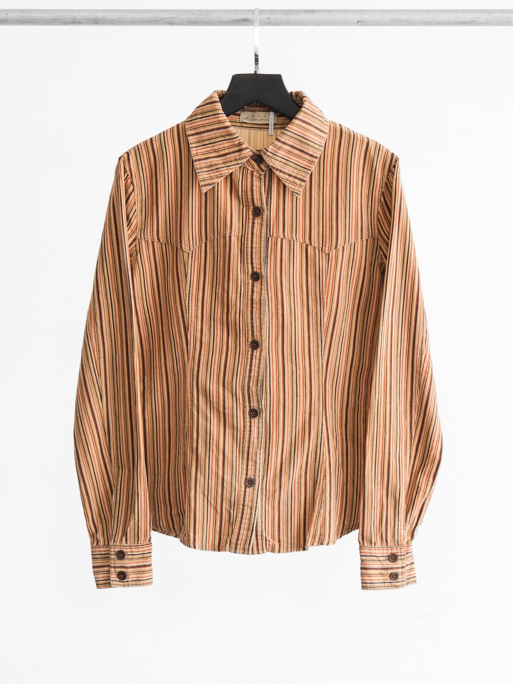 VINTAGE STRIPES BEIGE G.O.A LS SHIRT