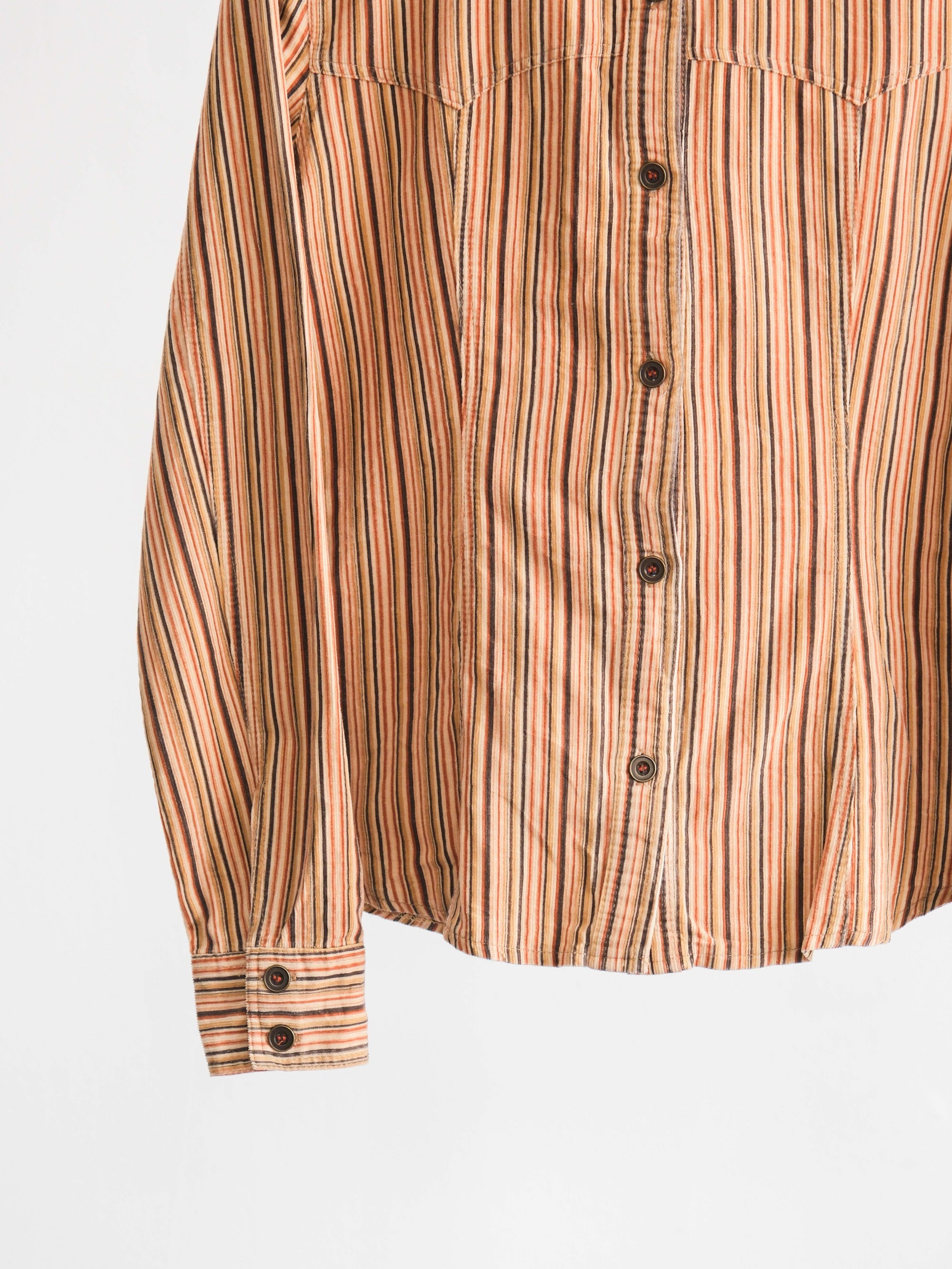 VINTAGE STRIPES BEIGE G.O.A LS SHIRT