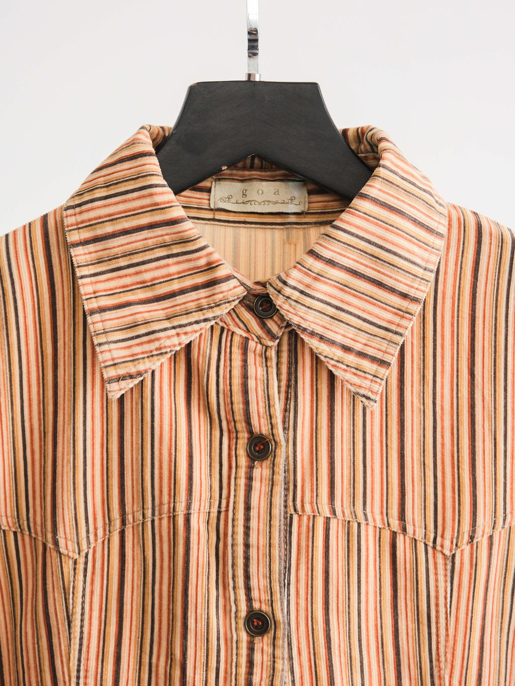 VINTAGE STRIPES BEIGE G.O.A LS SHIRT