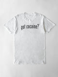 VINTAGE WHITE " GOT COCAINE " T-SHIRT