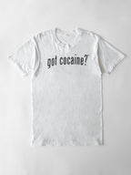 VINTAGE WHITE " GOT COCAINE " T-SHIRT