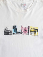 VINTAGE WHITE THE FAMOUS HISTORIC SCENES T-SHIRT