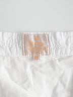 VIVIENNE WESTWOOD WHITE FLORAL TEXTURE SKIRT